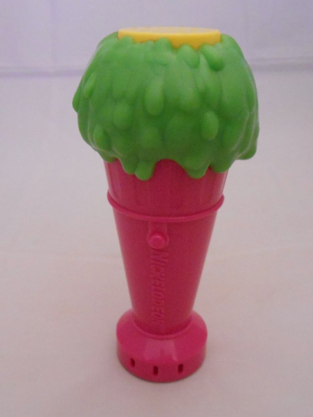 Vintage (1992) McDonald's Happy Meal Toy Nickelodeon Slime Microphone, Green